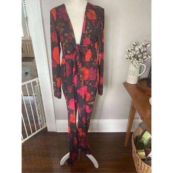 Free People - Flora Printed Catsuit size S - Picture 4 of 9